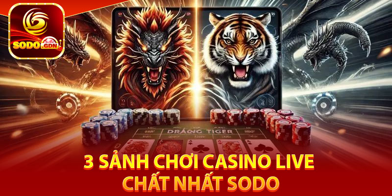 3 sảnh chơi Casino live chất nhất Sodo